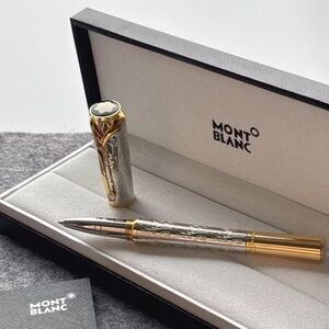 Montblanc Luxury Silver and Gold Pen